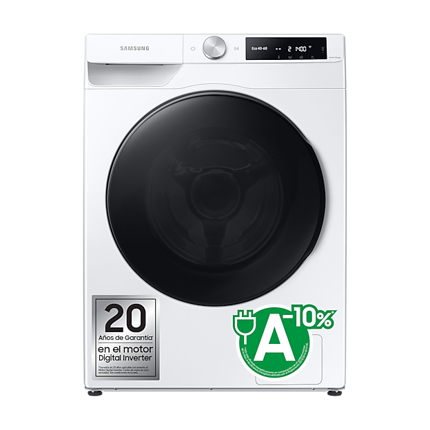 SAMSUNG WASHER DRYER FRONT LOADING 11KG/6KG AI CONTROL WHITE WD11DG6B85BEU3