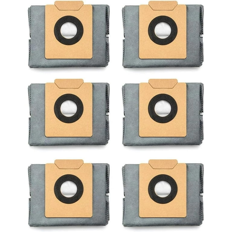 Eufy 6-Pack Large Capacity Dust Bags Compatible with X10 Pro Omni Robot Vacuum and Mop T29F70A2