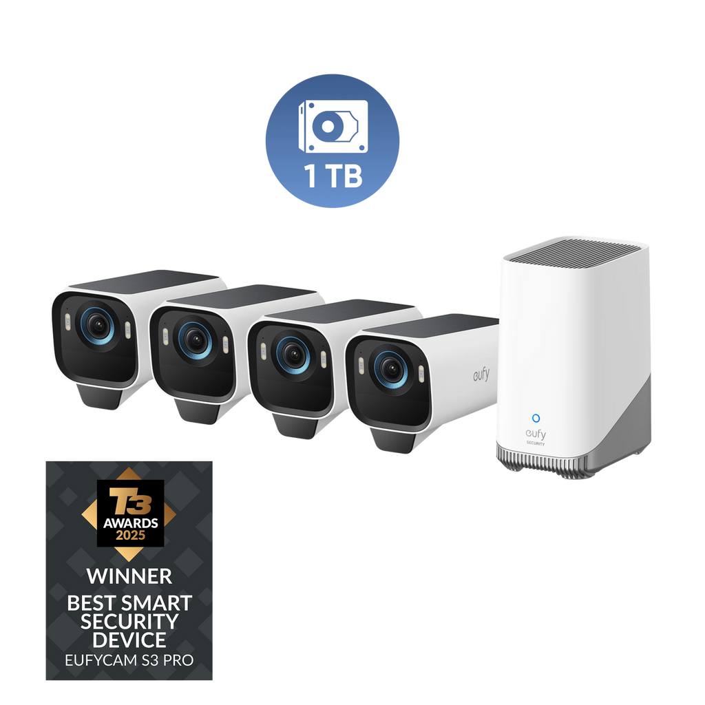 eufyCam S3 Pro 2-Cam Kit Black+White 1 T88923W1