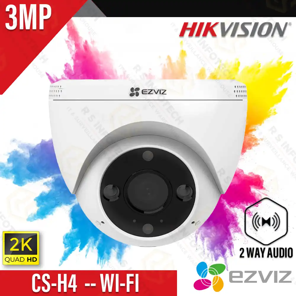 EZVIZ Wi-Fi Smart Home Camera Dome 2K 3MP