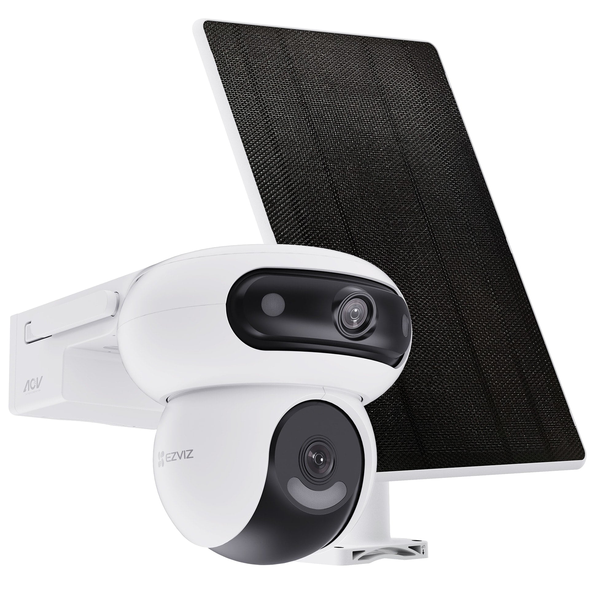 EZVIZ Battery-Powered Pan Bundle with Solar Panel Camera 2K+