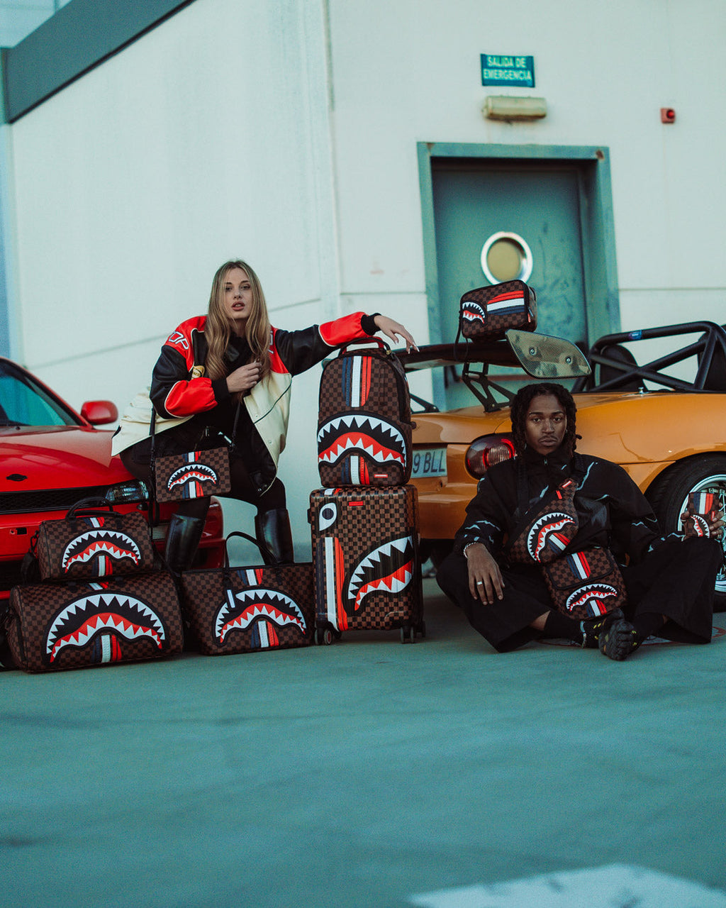 SHARKS IN PARIS GT TOILETRY BAG
