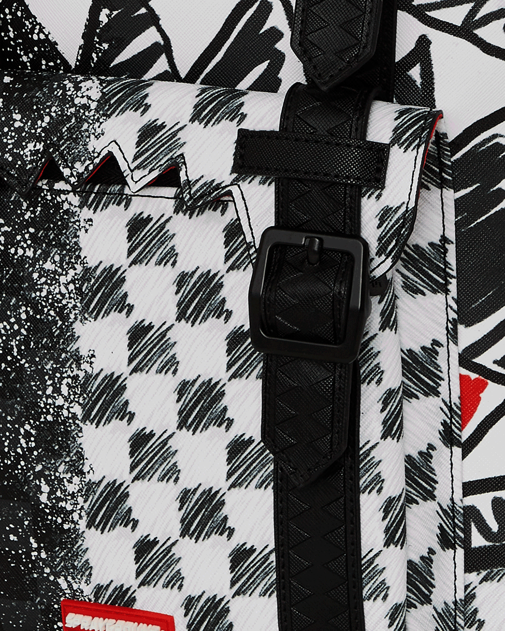 SCRIBBLE DRIBBLE CHECK HILLS BACKPACK