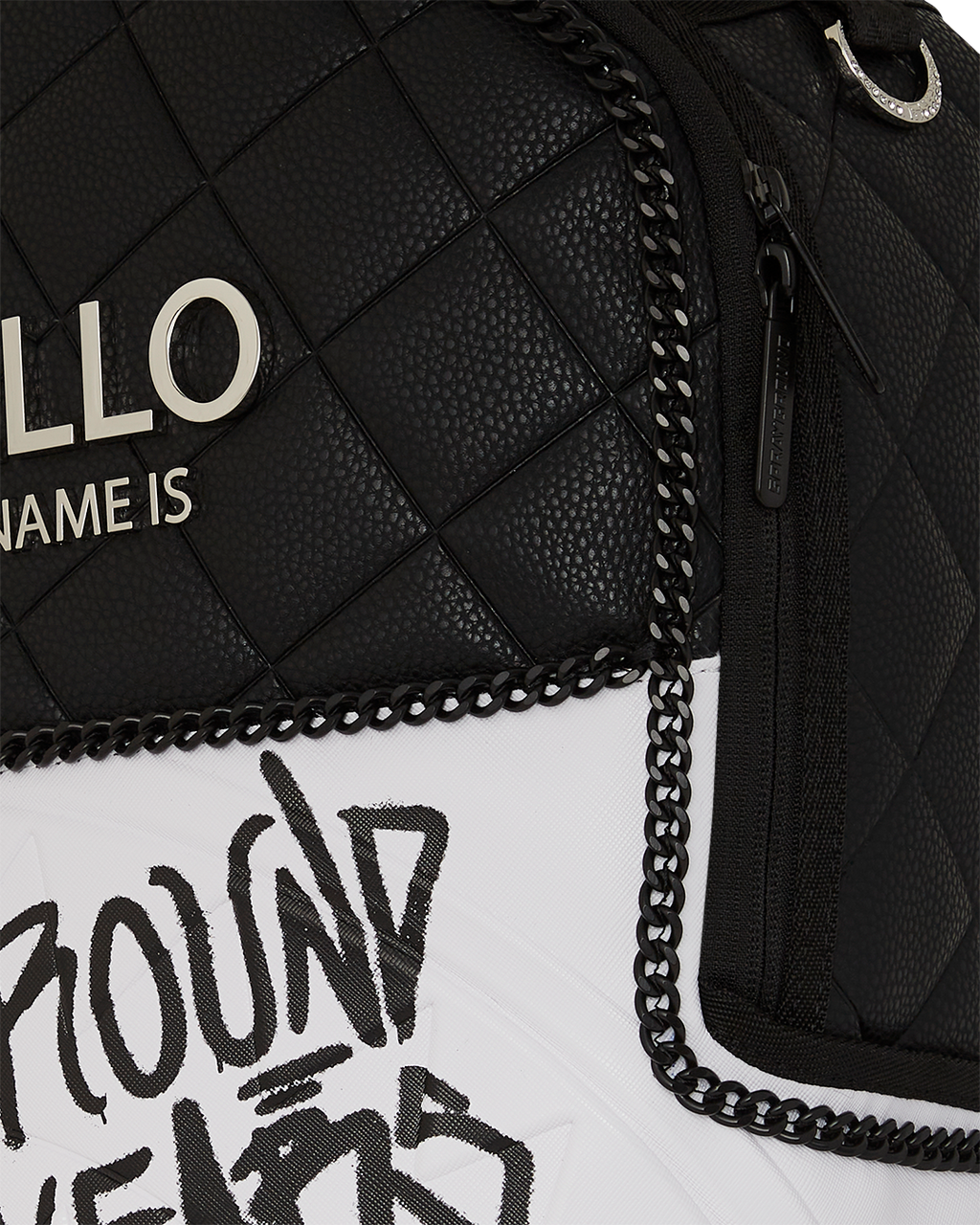 HELLO MY NAME IS 15 YEARS QUILTED BACKPACK (SUPER RARE)