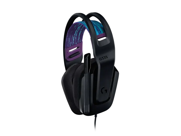 Logitech G335 Wired Gaming Headset - 3.5 mm Audio Jack - Black