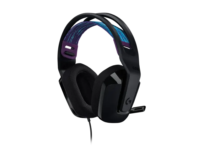Logitech G335 Wired Gaming Headset - 3.5 mm Audio Jack - Black