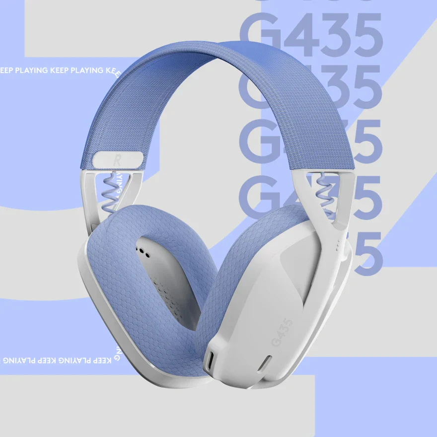 Logitech G435 LIGHTSPEED Wireless Gaming Headset - White
