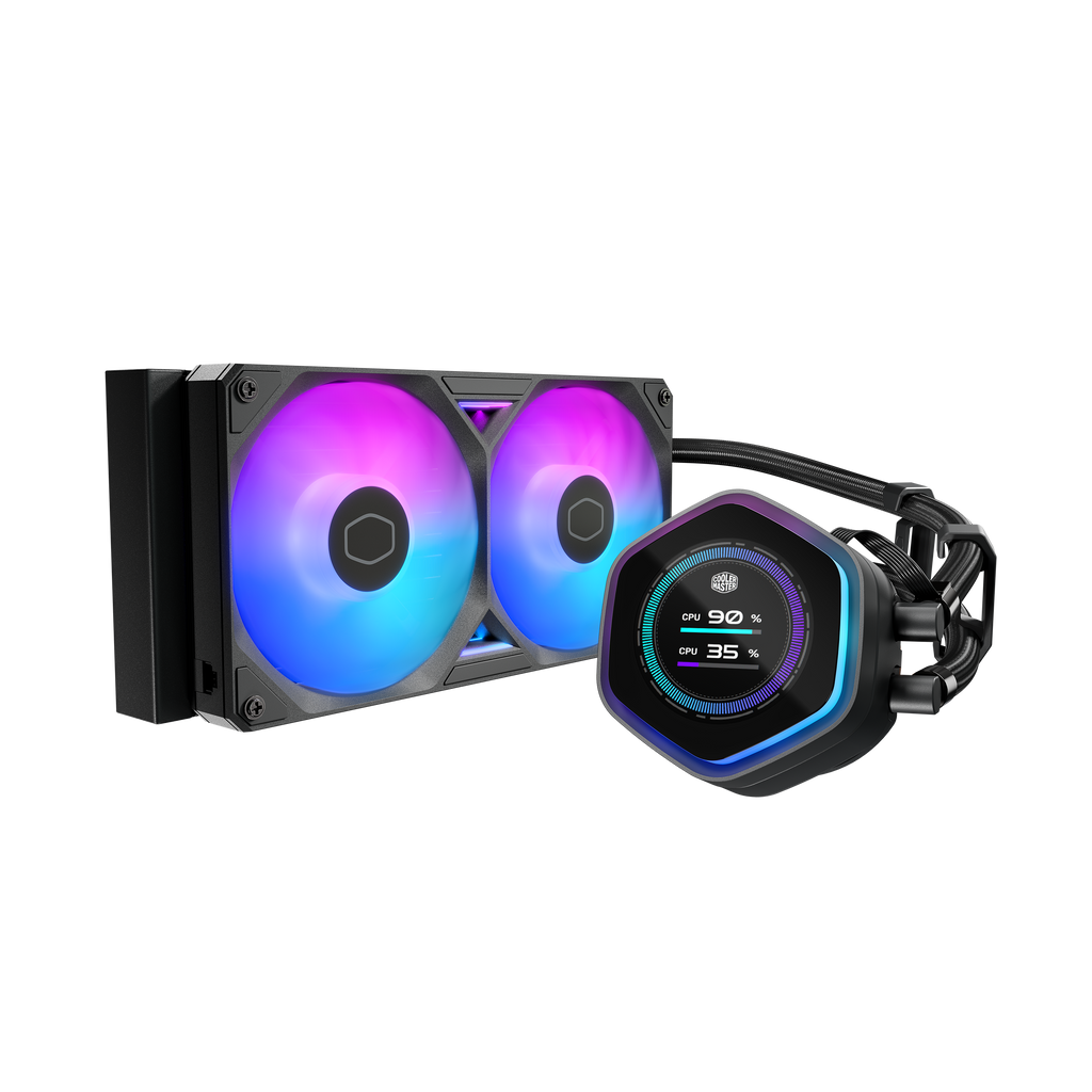 Cooling System Cooler Master MasterLiquid Atmos II 240 LCD BLACK (MLX-D24M-A25SZ-L1) CS-CM-MLX-D24M-A25SZ-L1-BLACK