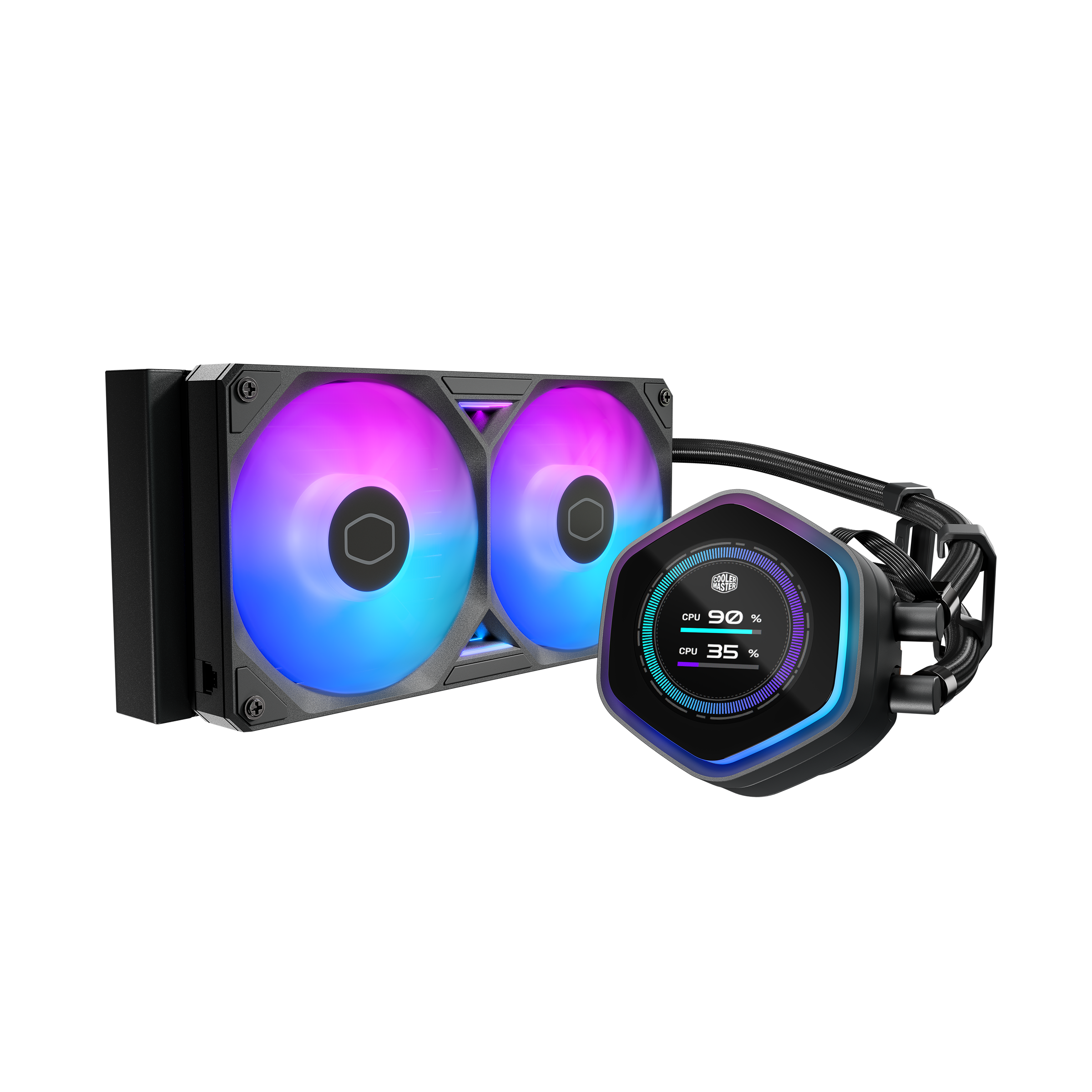 Cooling System Cooler Master MasterLiquid Atmos II 240 LCD BLACK (MLX-D24M-A25SZ-L1) CS-CM-MLX-D24M-A25SZ-L1-BLACK
