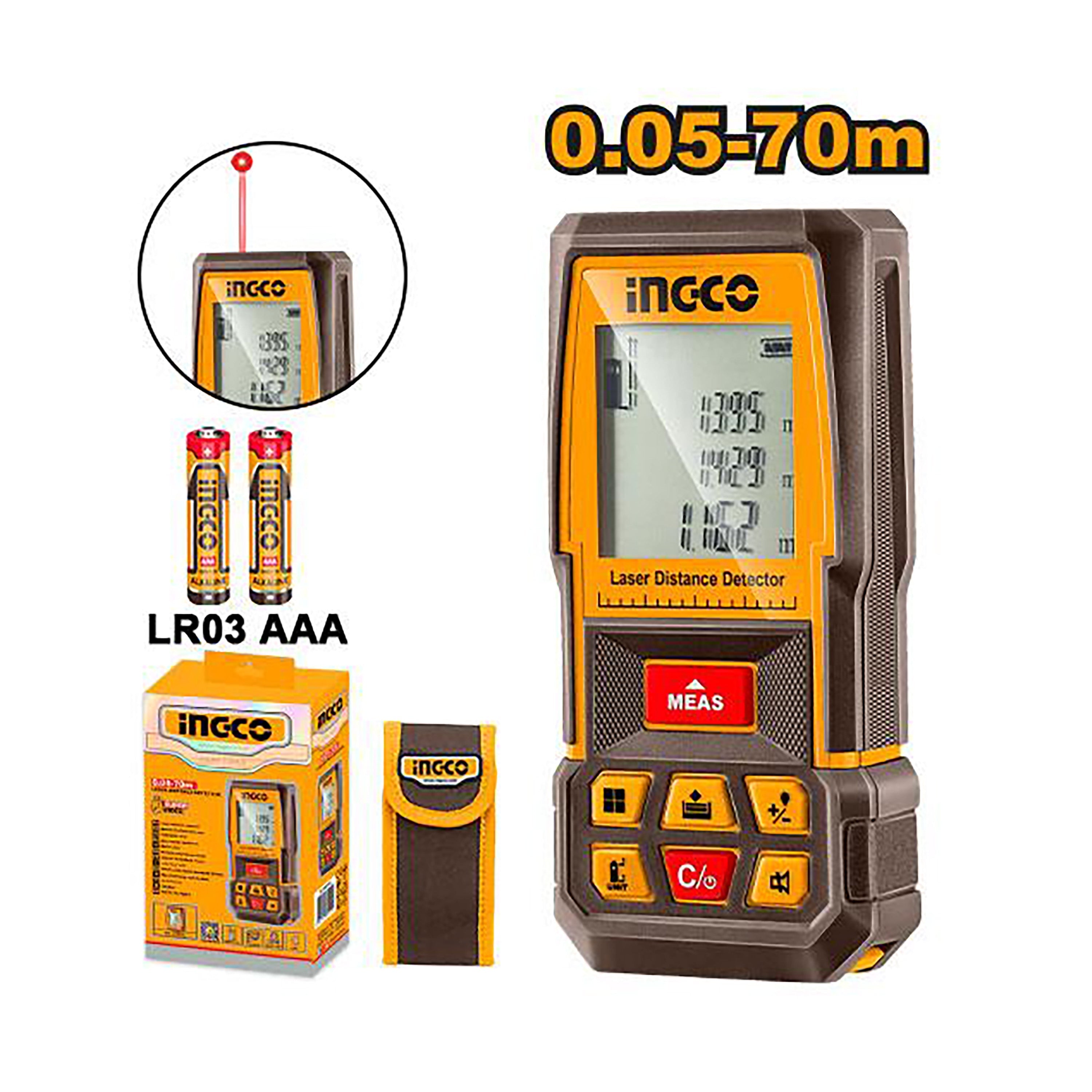 INGCO LASER DISTANCE DETECTOR