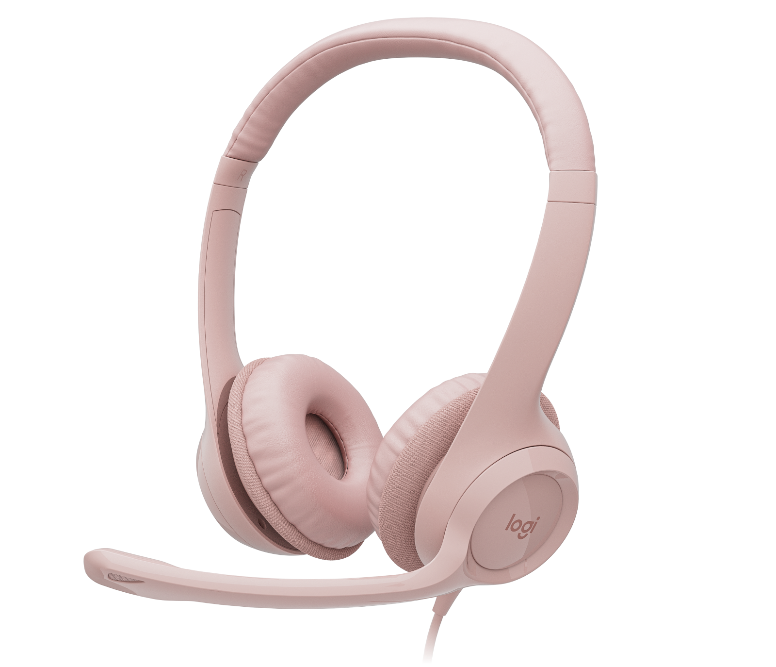 Logitech H390 USB Computer Headset - Rose