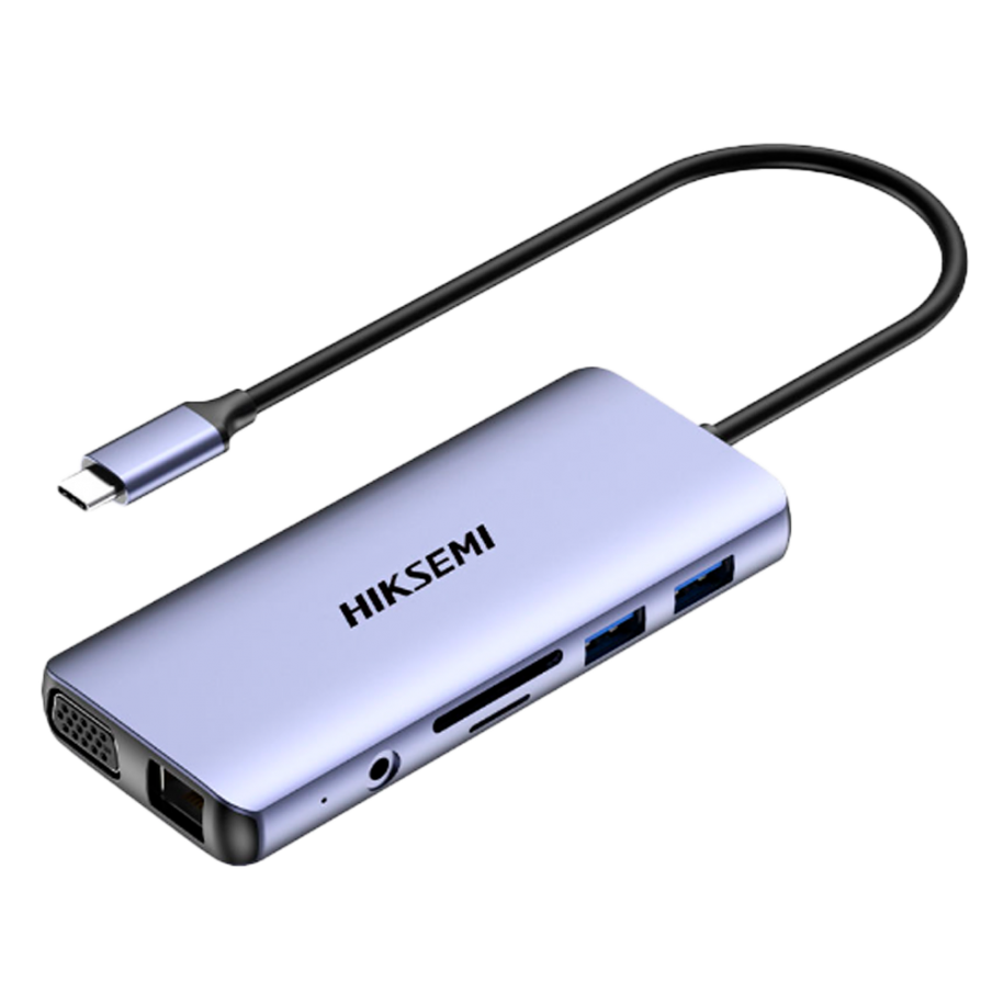 Hikvision USB 3.1 Type-c Hub with RJ45/VGA DS11 DS11