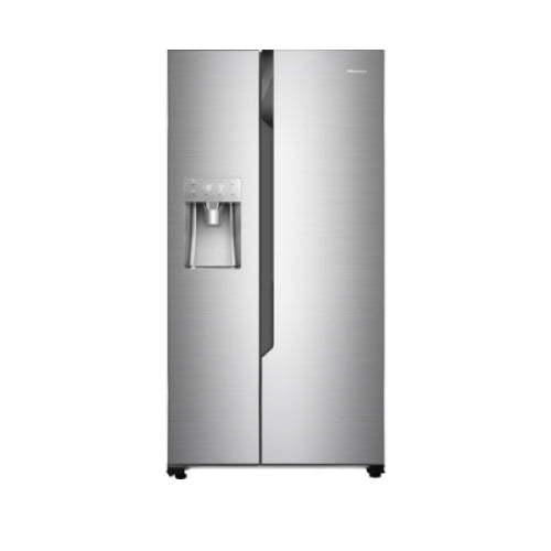 HISENSE REFRIGERATOR SIDE BY SIDE AUTO ICE & WATER DISPENSER NO FROST EURO A+ 535 L