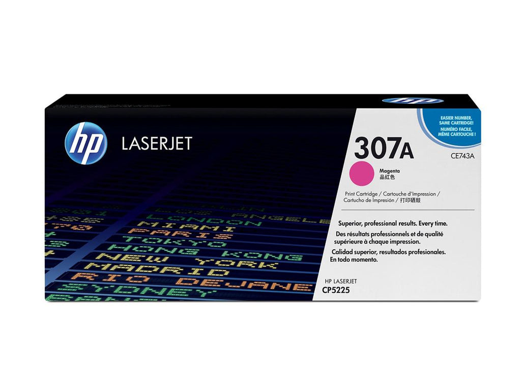 HP 307A Magenta Original LaserJet Toner Cartridge CE743A