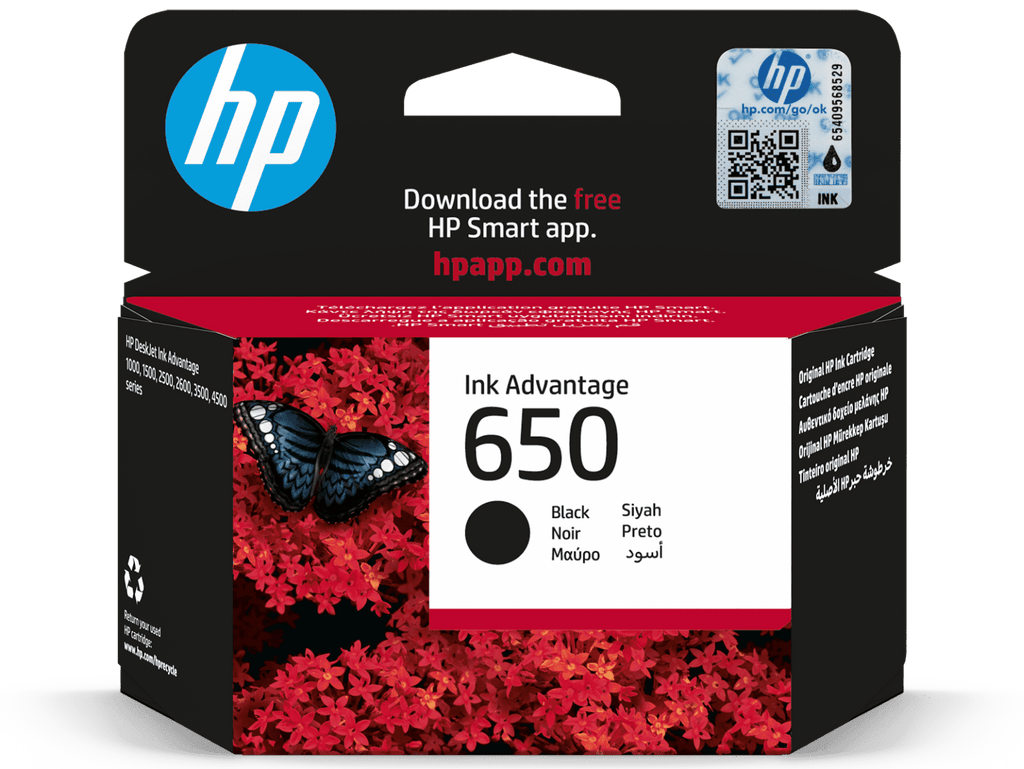 HP 650 Black Ink Cartridge