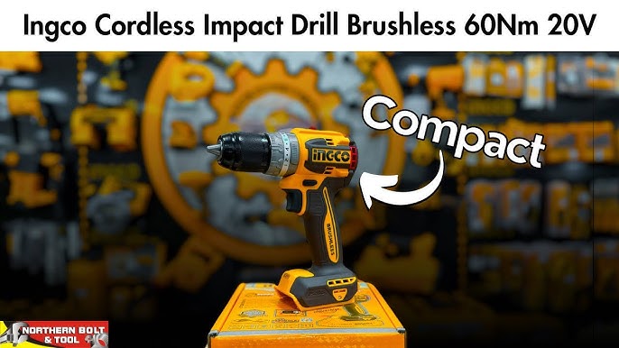 INGCO BRUSHLESS CORDLESS IMPACT DRILL