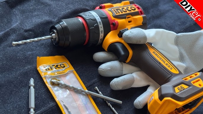 INGCO COMPACT BRUSHLESS CORDLESS IMPACT DRILL