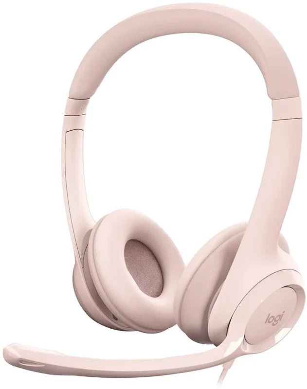 Logitech H390 USB Computer Headset - Rose