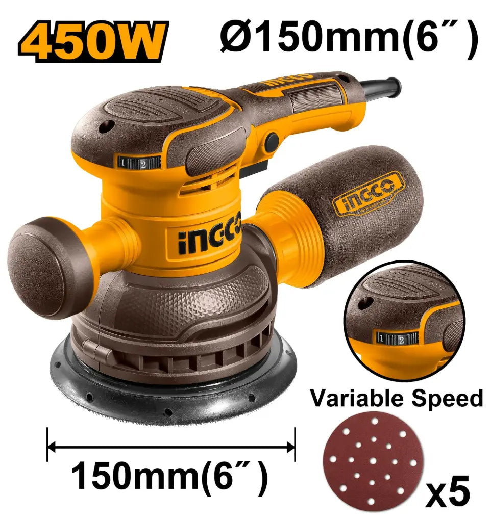 INGCO ROTARY SANDER  450 W