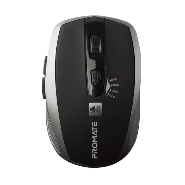 Promate Breeze.Silver Silent Switch Streamlined Wireless Mouse PRO-MU-Breeze.Silver