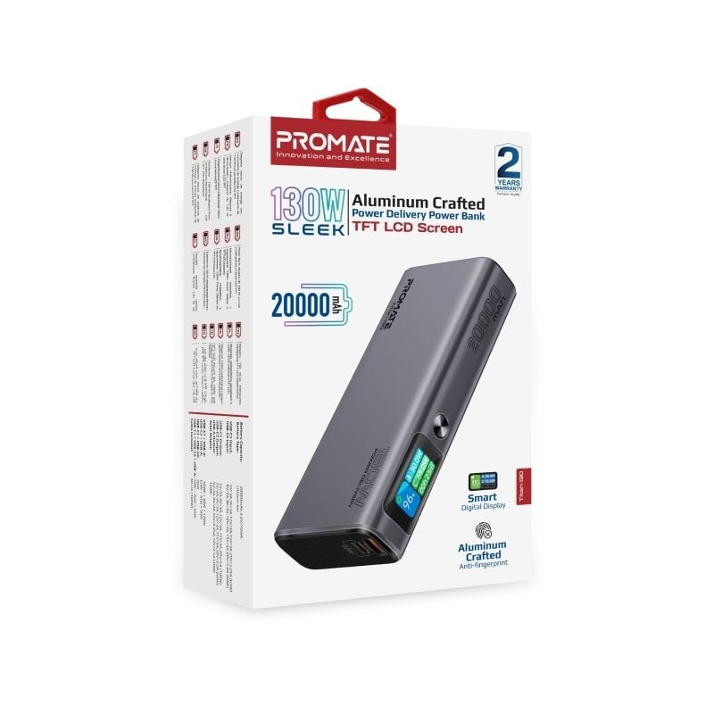 Promate Mobile Charger TITAN-130 PRO-CH-TITAN-130