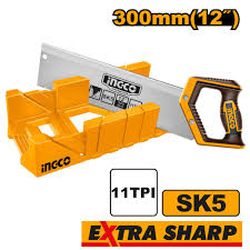 INGCO MITRE BOX AND BACK SAW SET HMBSB30062
