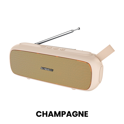 SonicGear P8000 Super Portable Bluetooth Speaker - 20W - Champagne P8000SCHAM