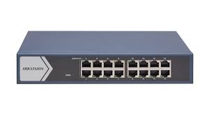 Hikvision 16 Port Gigabyte RJ45 Steel Case DS-3E0516-E DS-3E0516-E
