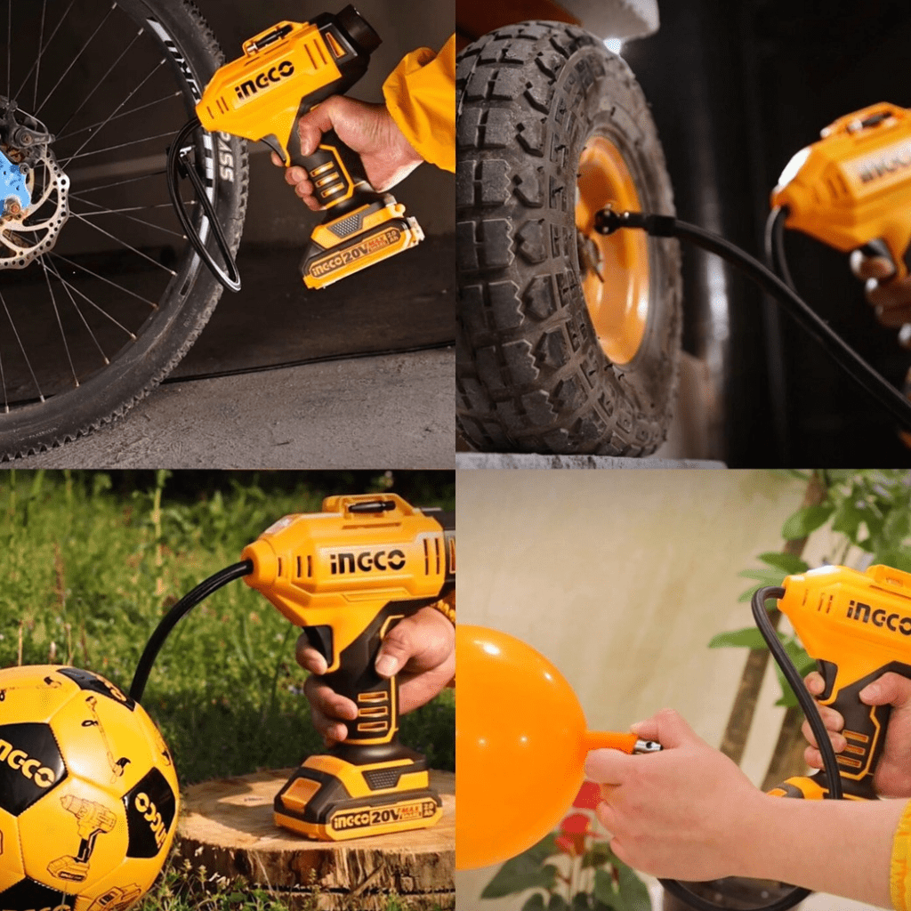 INGCO AIR COMPRESSOR LITHIUM-ION AUTO 20 V