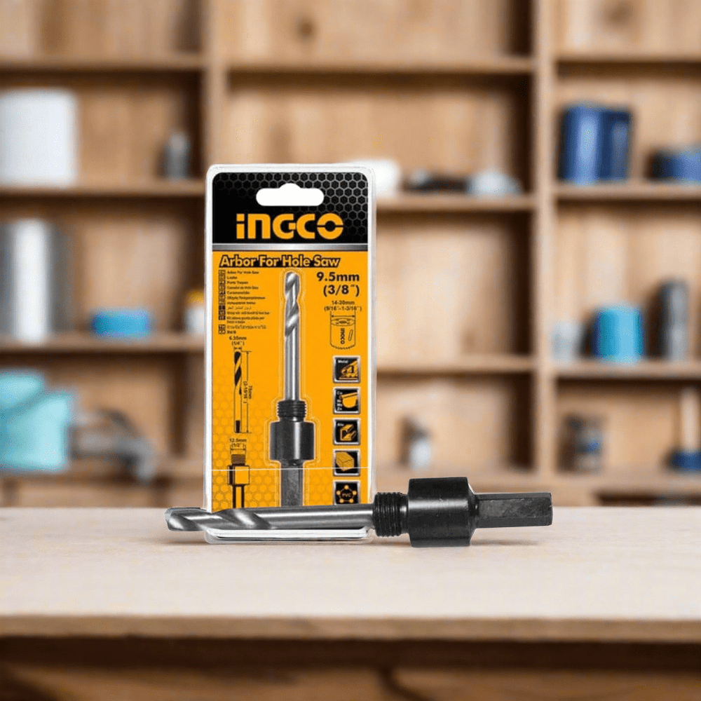 INGCO ARBOR HOLE SAW HEX SHANK 9.5MM(3\8")
