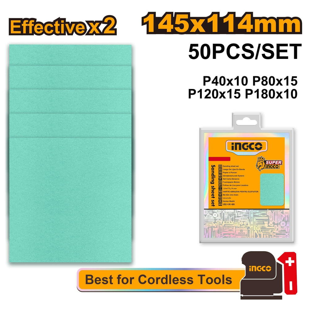INGCO SANDING SHEET SET AKFS145115