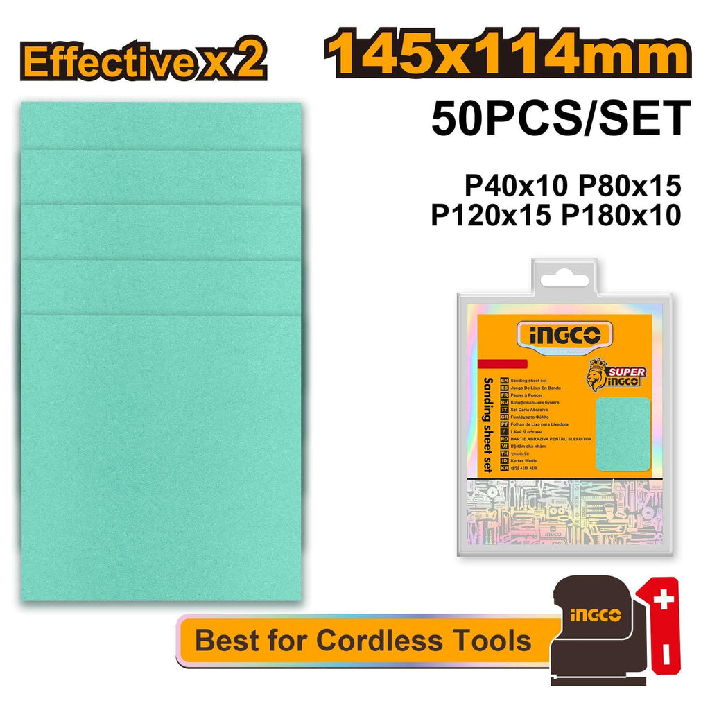 INGCO SANDING SHEET SET AKFS145115
