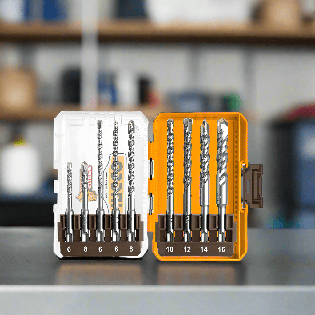 INGCO 9 PCS SDS PLUS HAMMER DRILL BITS SET AKDL30906