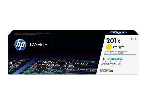 HP 201A Yellow Original LaserJet Toner Cartridge (CF402A)