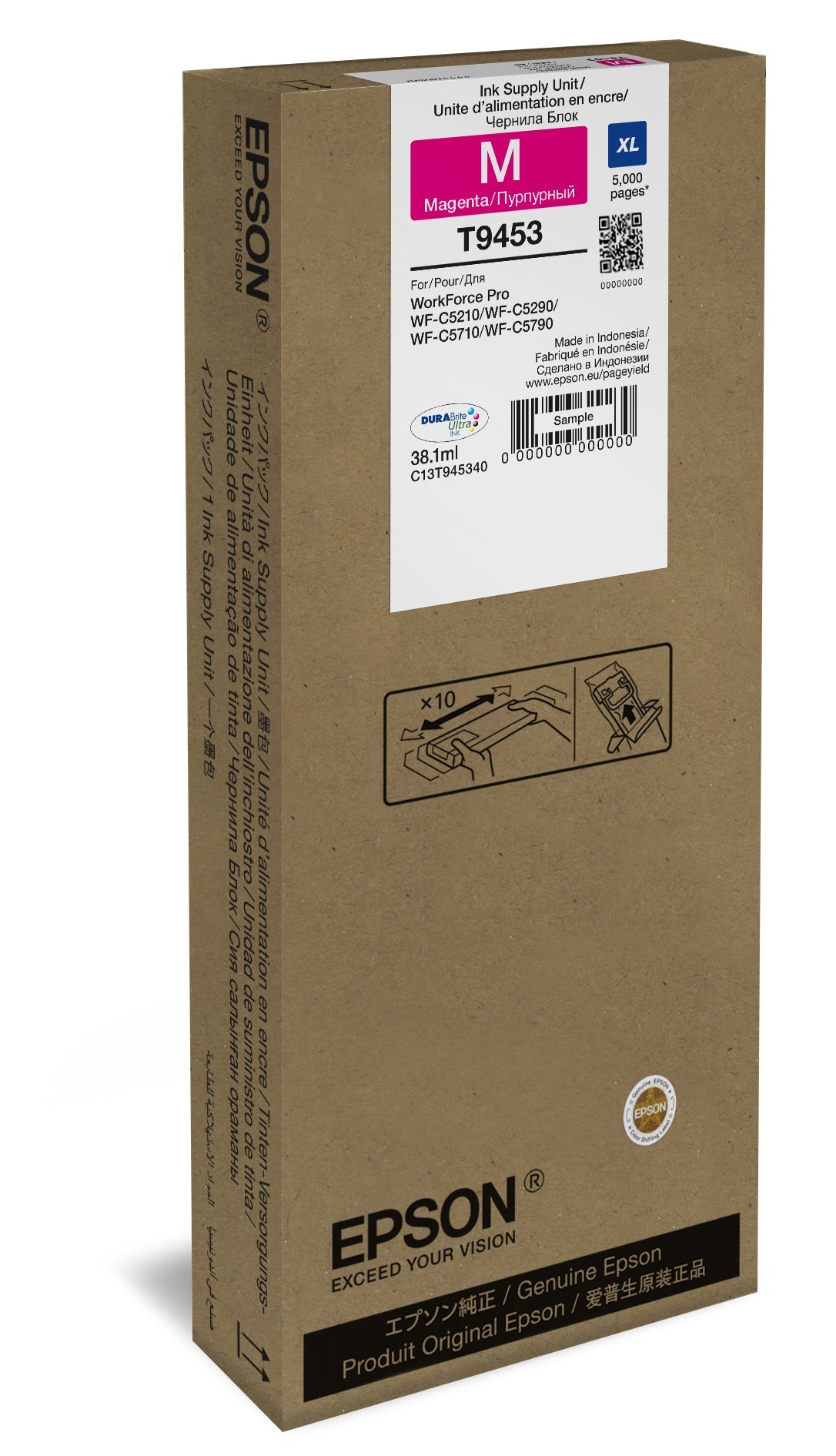 EPSON WF-C5XXX SERIES INK CARTRIDGE XL MAGENTA 5,000 PAGES