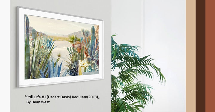 SAMSUNG TELEVISION FRAME 55" WHITE VG-SCFA55WTBRU