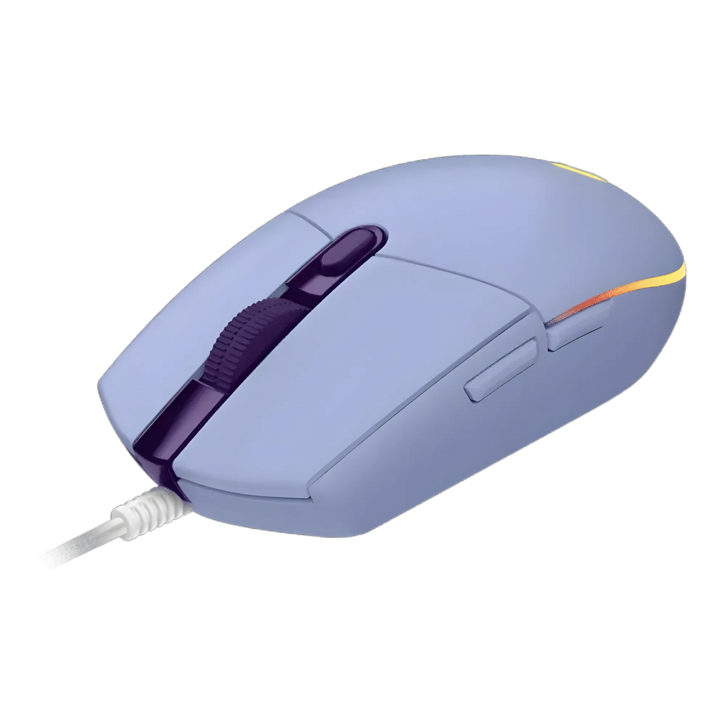 Logitech G102 LIGHTSYNC RGB 6 Button Gaming Mouse - Lilac