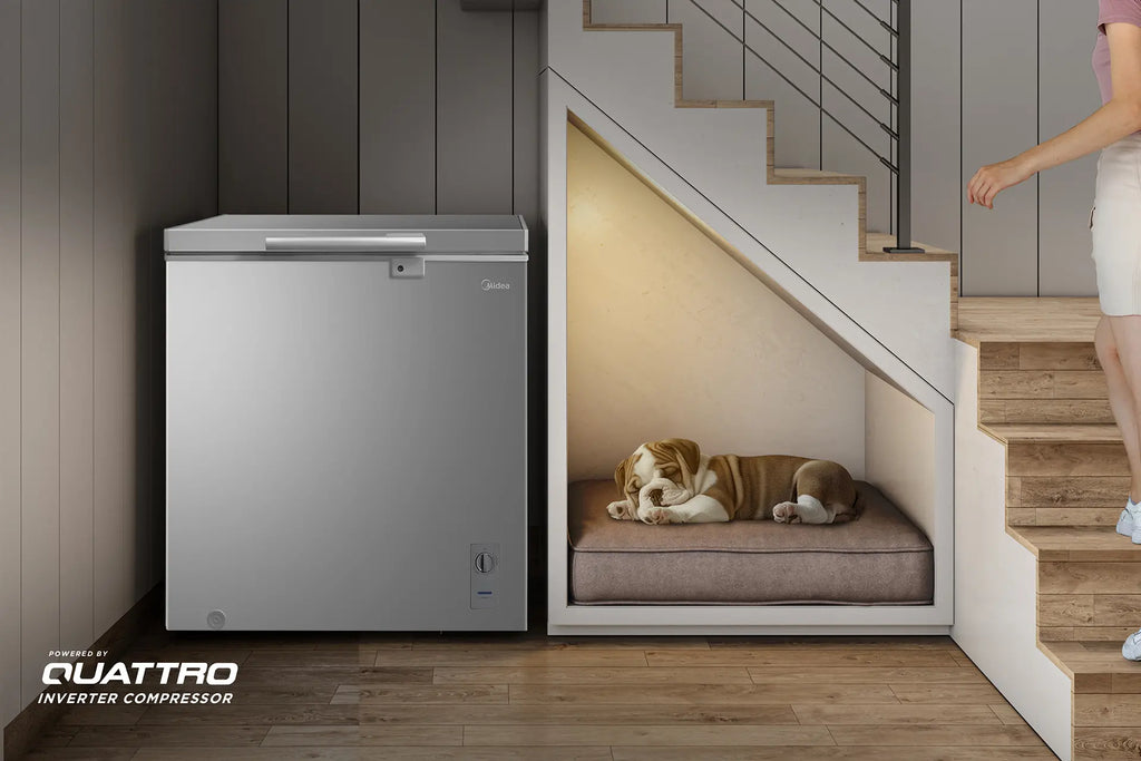 MIDEA CHEST FREEZER  99L INVERTER GREY COLOUR