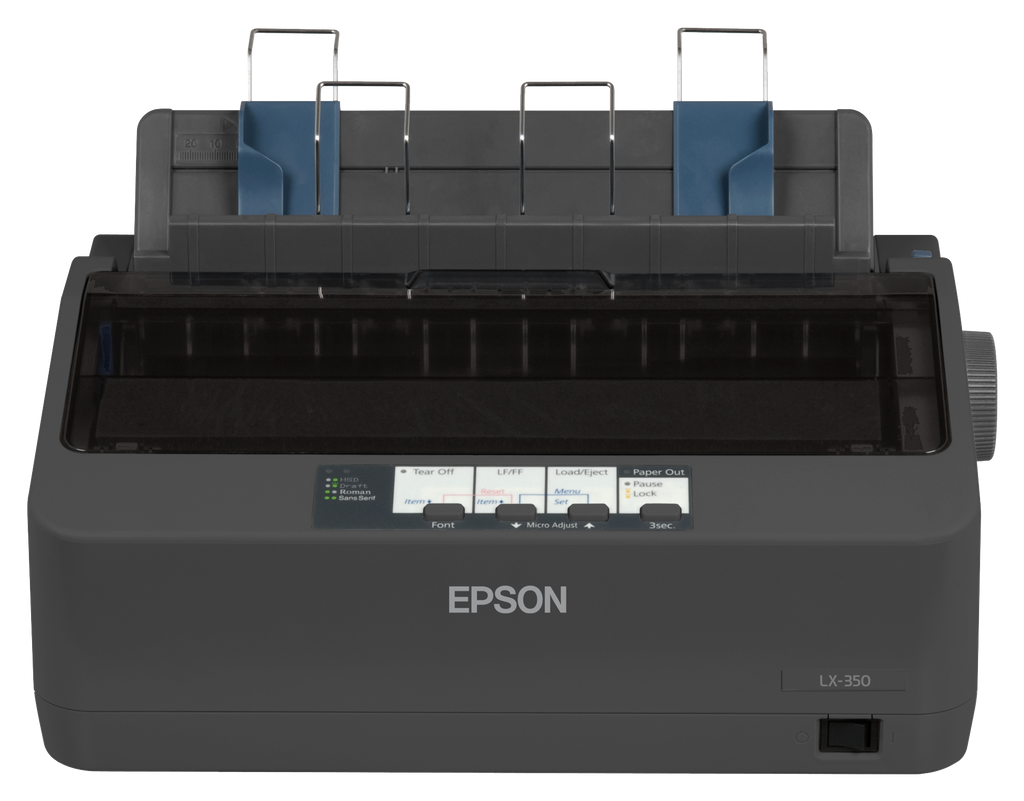 EPSON LX-350 DOT MATRIX PRINTER, 9-PINS, 80 COLUMN