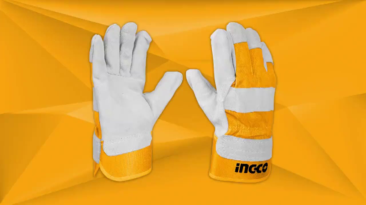 INGCO GLOVES LEATHER 10.5"