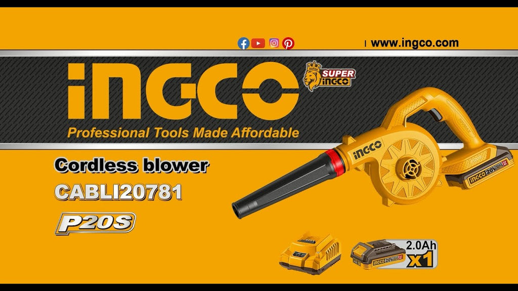 INGCO CORDLESS BLOWER