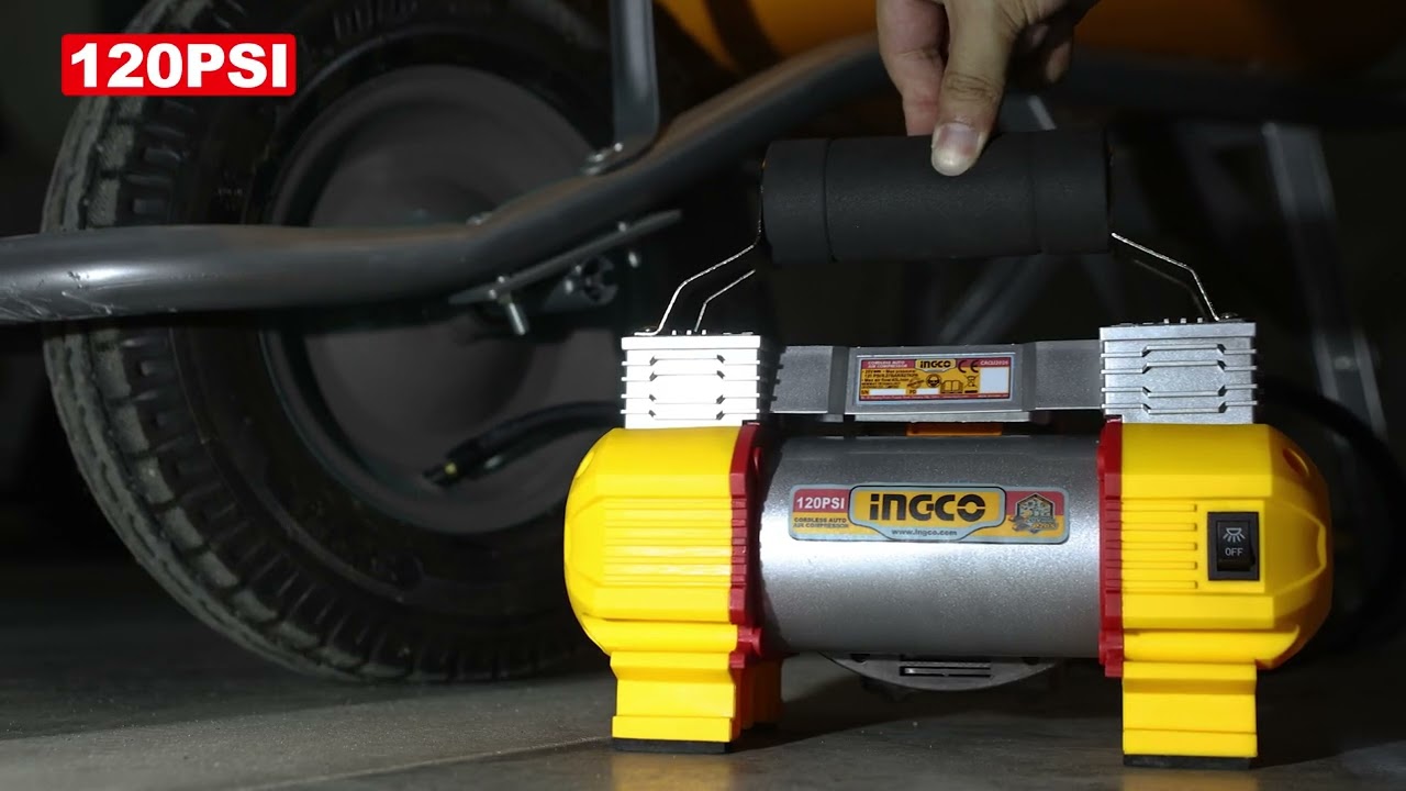 INGCO CORDLESS AUTO AIR COMPRESSOR CACLI2026