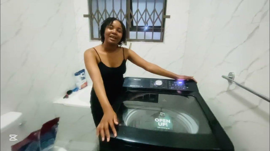 HISENSE 16KG TOP LOADER WASHING MACHINE- PREMIUM BLACK