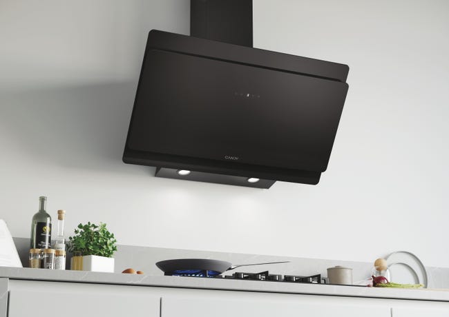 Candy Hood Wall-mounted Black 478 m³/h CDG9CBP8B