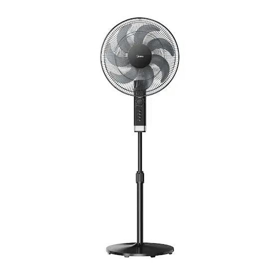 MIDEA STAND FAN 16" BLACK COLUR- 7 BLADES