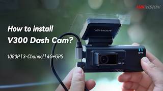 Hikvision Dashcam front, cabin, and rear view AE-DC2032-V300 AE-DC2032-V300