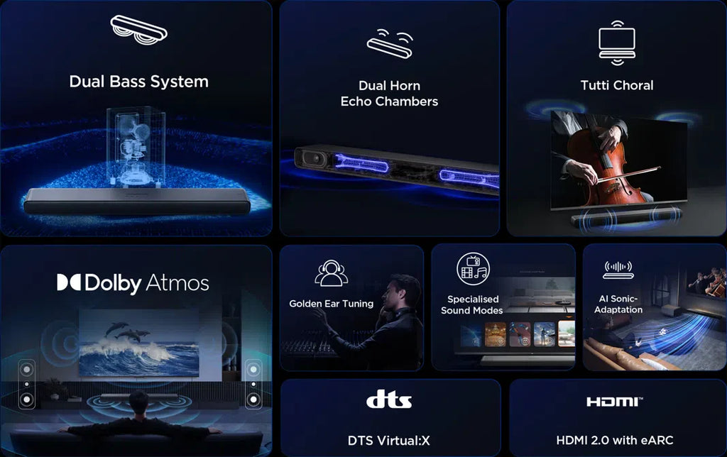 TCL 2.0 CHANNEL SOUNDBAR SYSTEM S45H
