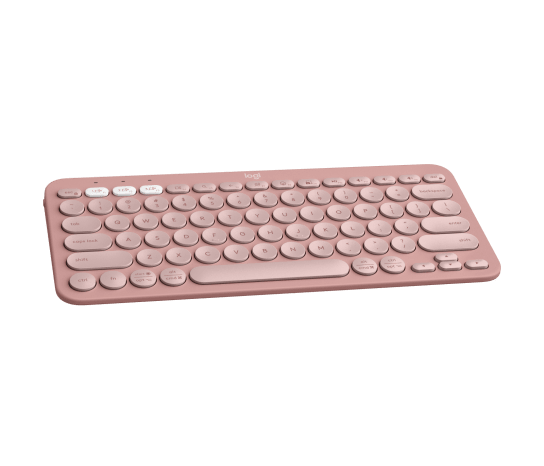 Logitech K380S Multi-Device Bluetooth Keyboard - Tonal Rose - US INT'L