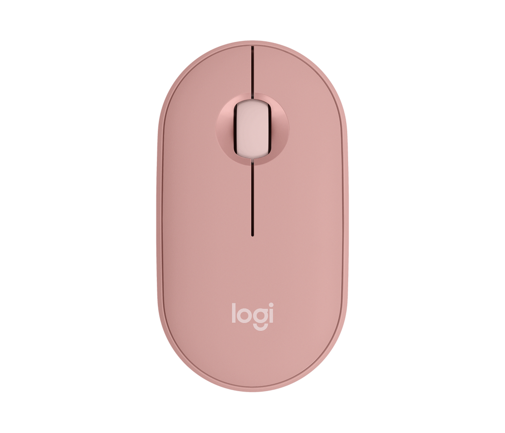 Logitech M350S Pebble 2 Bluetooth Mouse - Tonal Rose - DONGLELESS