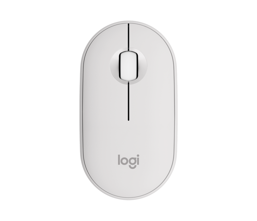 Logitech M350S Pebble 2 Bluetooth Mouse - Tonal White - DONGLELESS